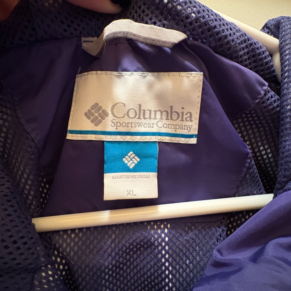 Columbia Deep Purple Outdoor Rain Jacket - Picture 4 of 7
